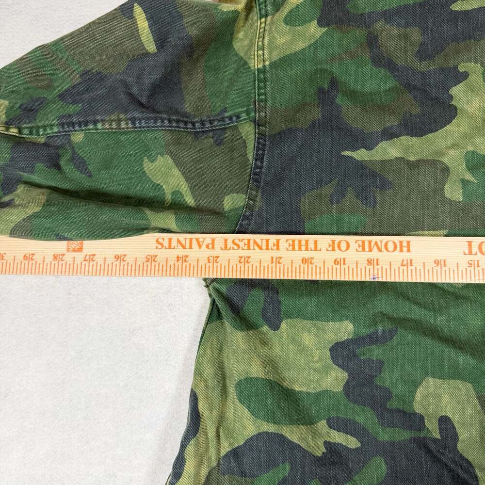 Free People Jacket Size M Seize The Day Military Utility Field Camo Green - Picture 3 of 10